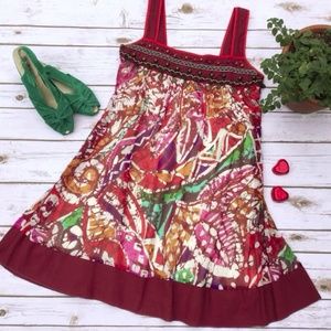 Rigo Jumper Dress with Coin & Bead Details